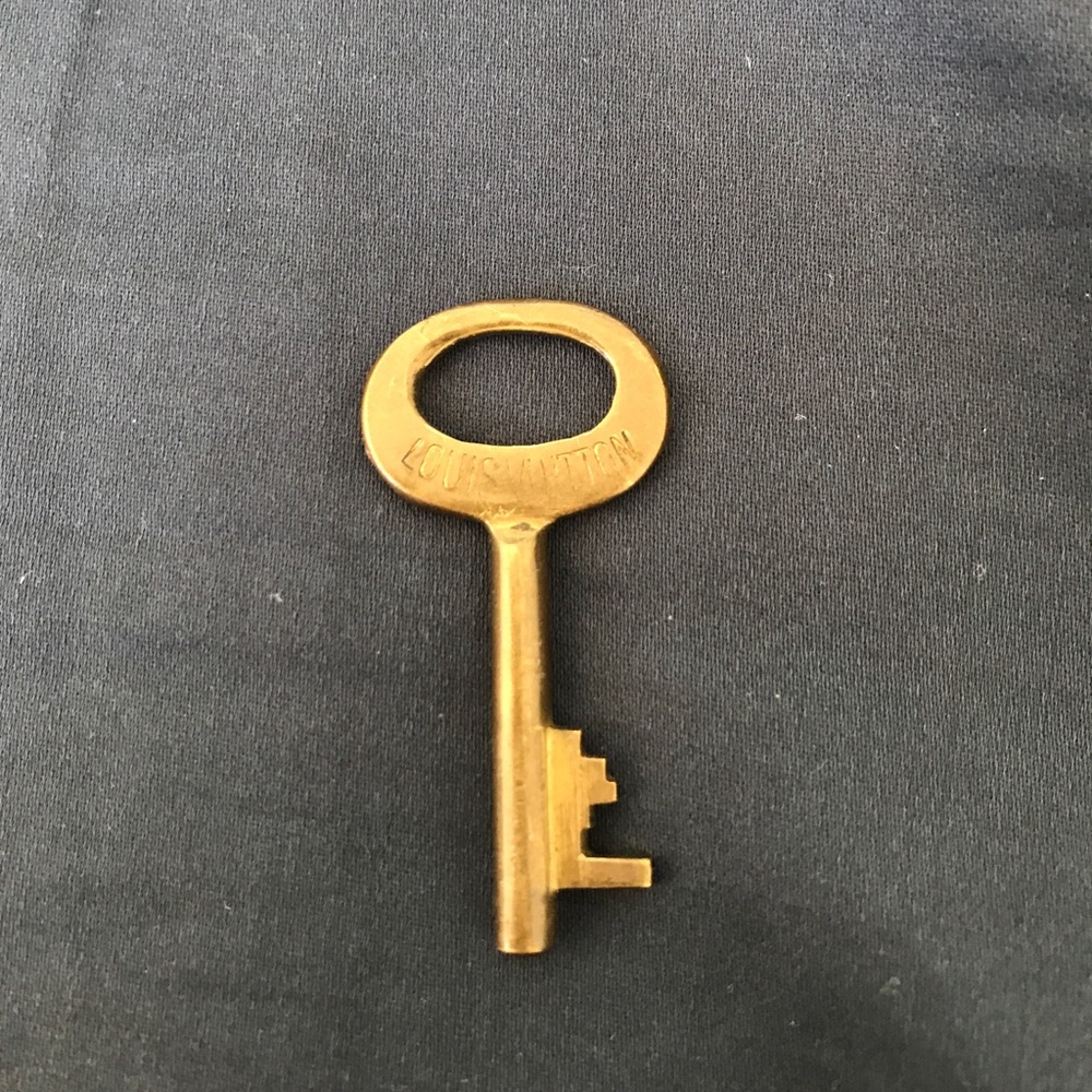 Authentic Vintage Louis Vuitton Trunk Key