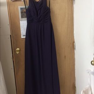 Eggplant Alfred Angelo BM dress