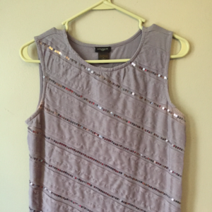 Purple Business Casual Sparkle Shirt