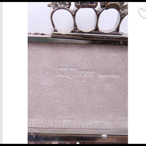 ALEXANDER MCQUEEN KNUCKLE VINTAGE CLUTCH - Picture 2 of 4