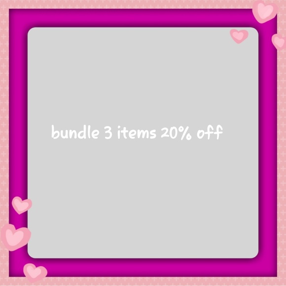 20 percent off of three or more items - Picture 1 of 1