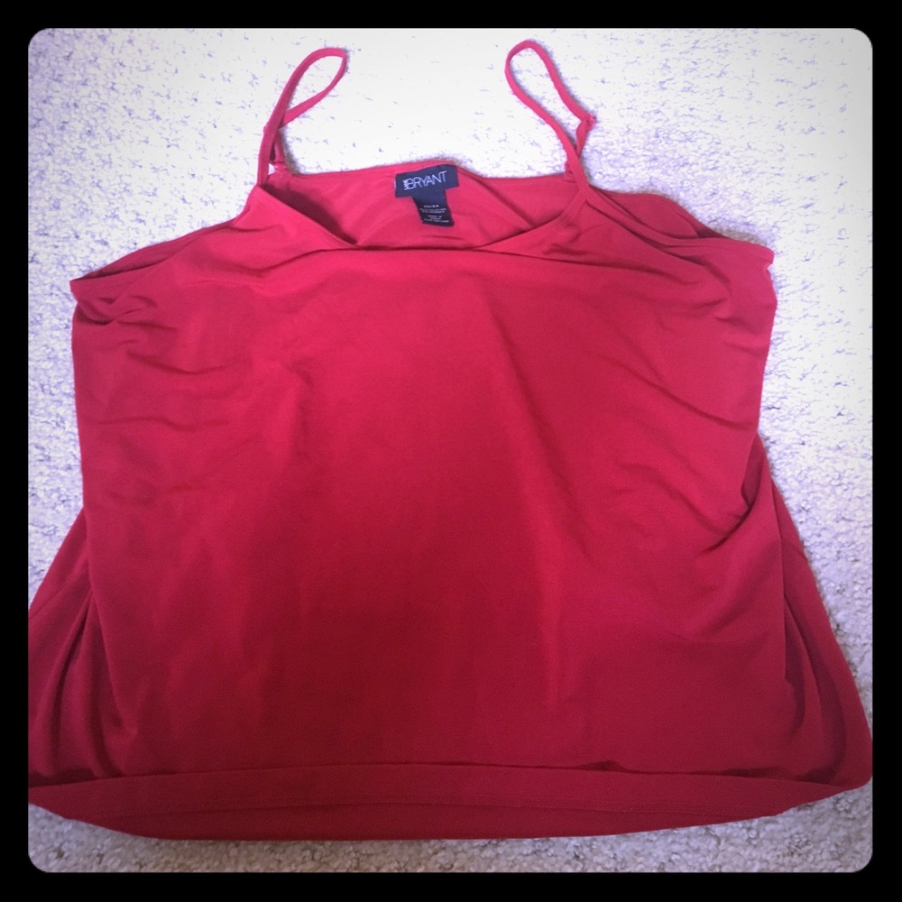 Lane Bryant red tank top