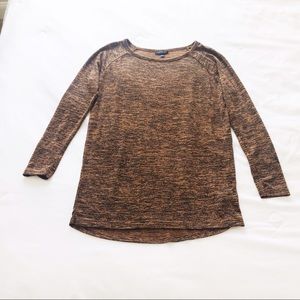 Long Sleeve Burnt Orange Top