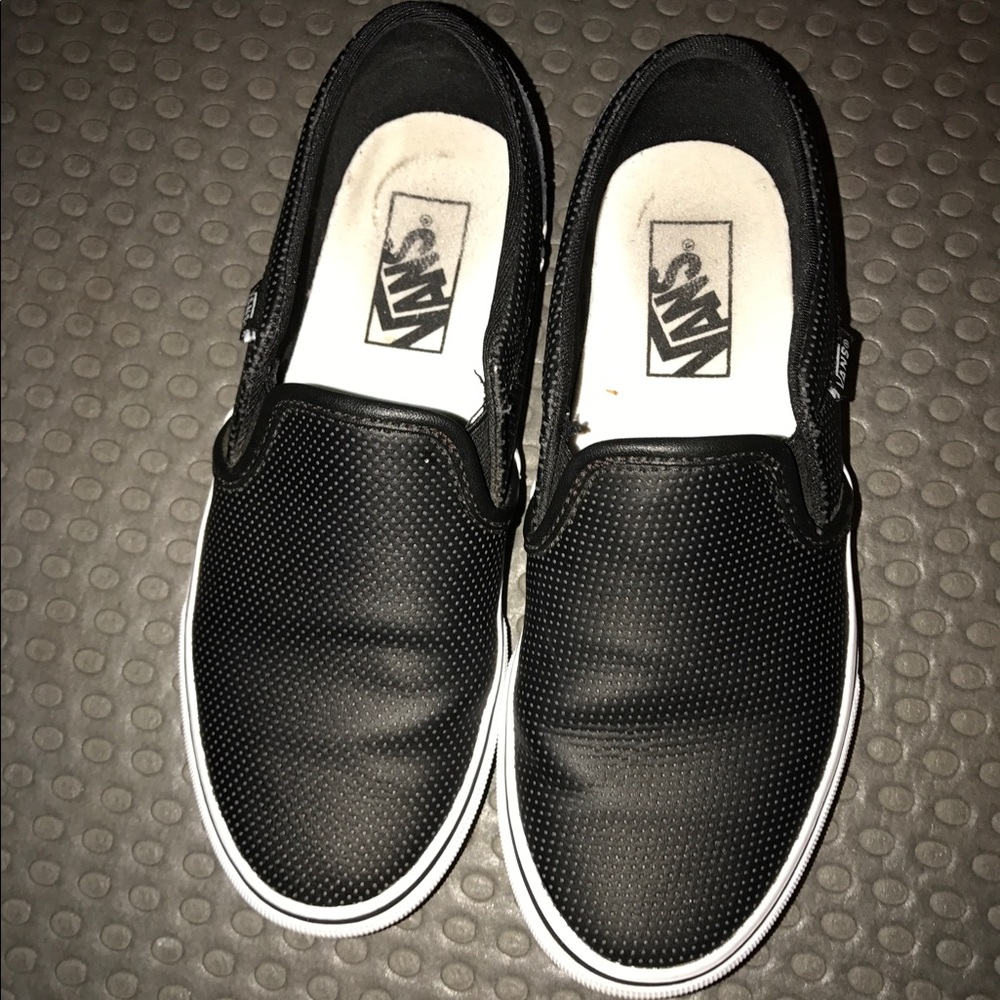 Perforated slip on Vans !!!
