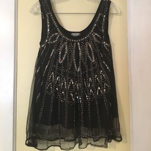 Sequined Tank Top