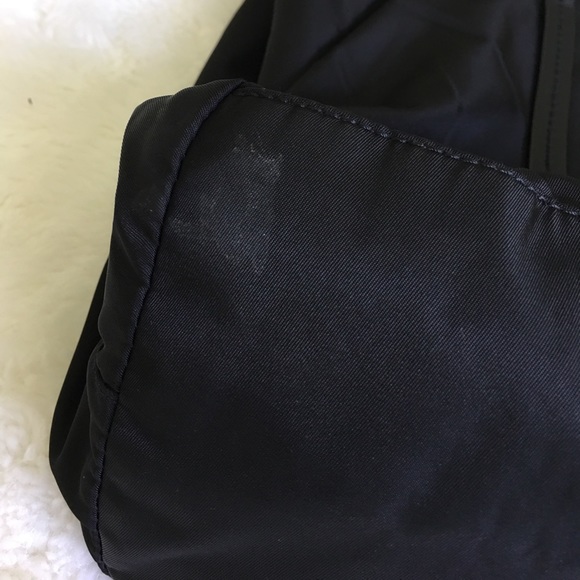 PRADA Black Nylon Tote Bag with Leather Straps - Picture 5 of 8