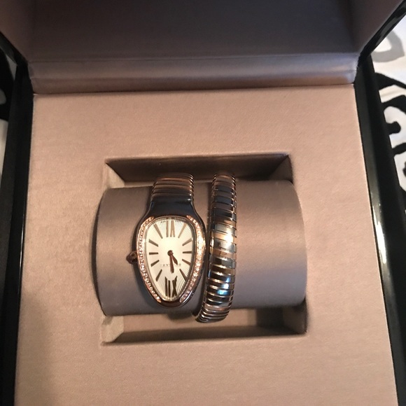 Serpenti Tubogas  Opaline Dial Quartz Ladies Watch main image 5