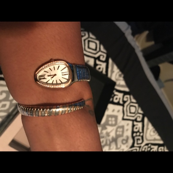 Serpenti Tubogas  Opaline Dial Quartz Ladies Watch main image 4