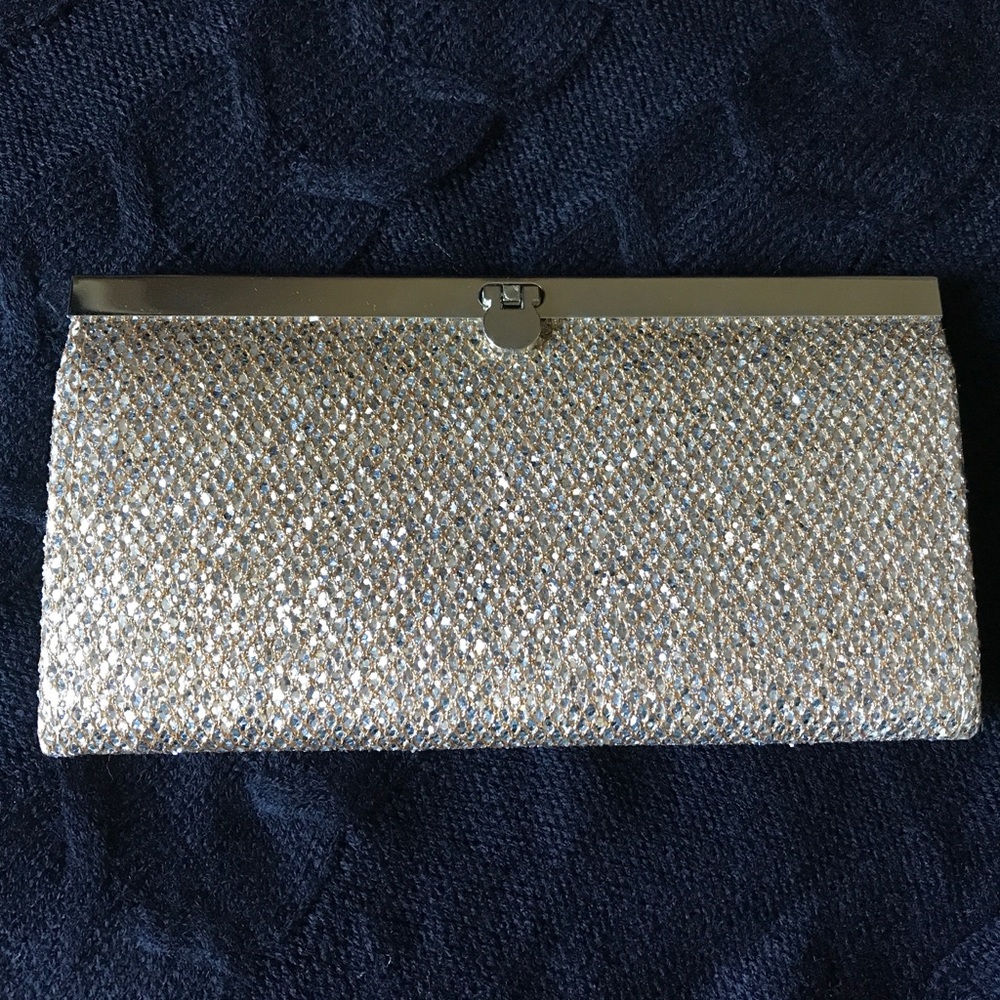 Bebe Gold Clutch