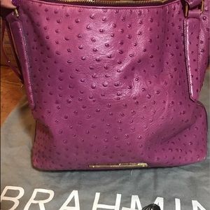 BNWT!! BRAHMIN OSTRICH LEATHER PURSE!