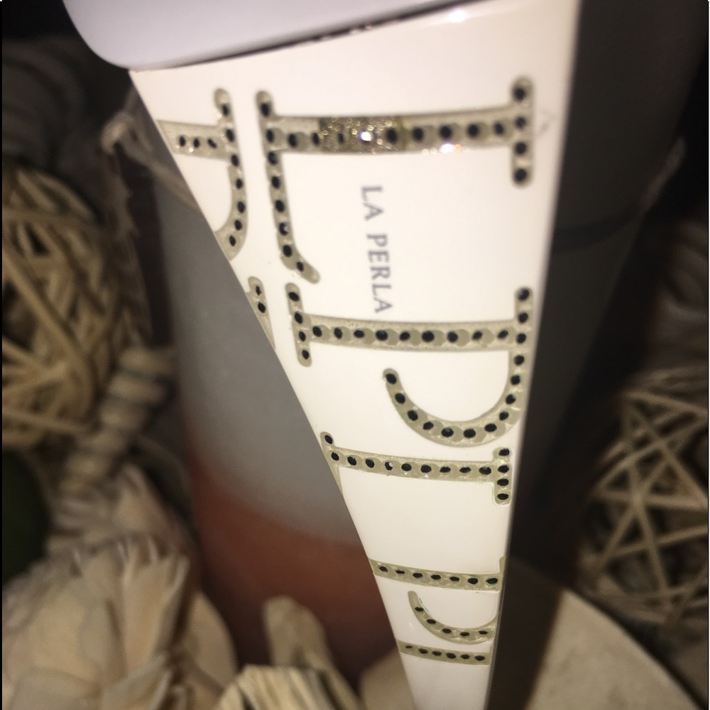 "LA PERLA" WOMENS FASHION LOGO WHITE SUNGLASSES