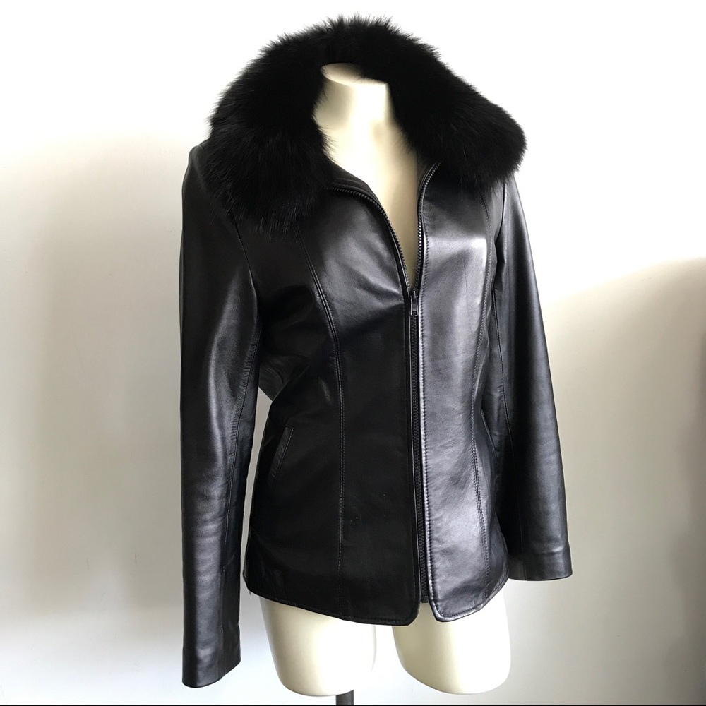 Chosen Collection Finland Fox Fur Lamb Skin Jacket