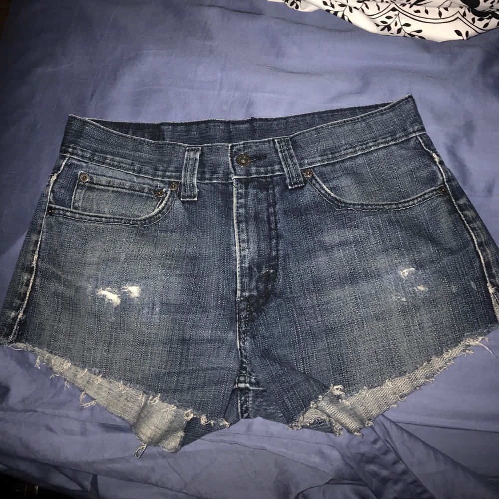 Levi's 511 cut off shorts