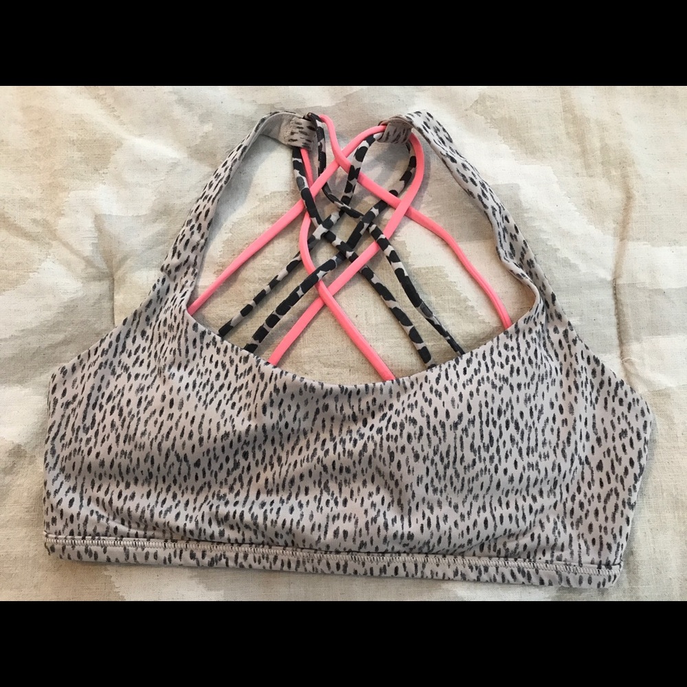 Lululemon "Free To Be Wild" sports bra- size 10