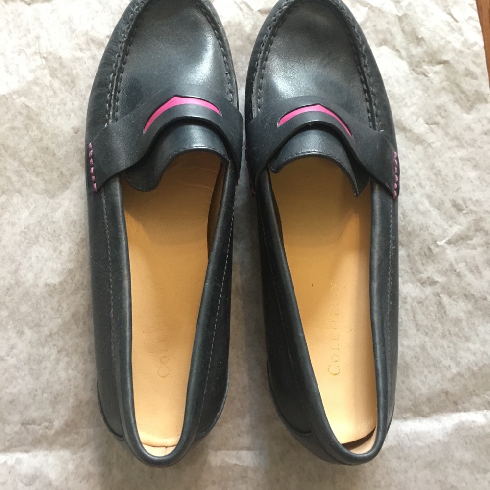 Barely-worn Navy Cole Haan Loafers