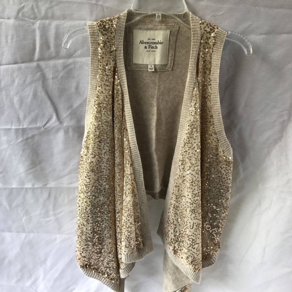 Abercrombie & Fitch, sequined sweater vest