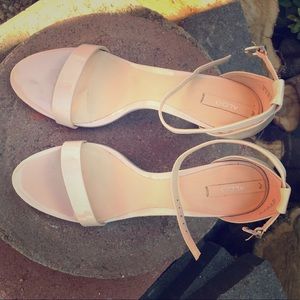 ALDO Patent nude heels