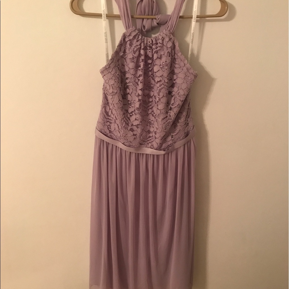 Davids bridal halter dress