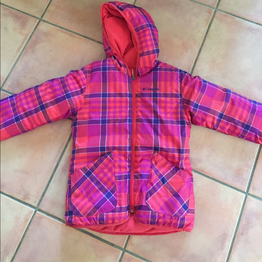 Kids Columbia reversible fleece jacket