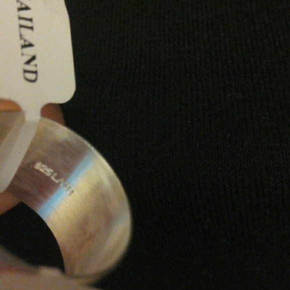 Sz7.25 Love sterling ring - Picture 6 of 7