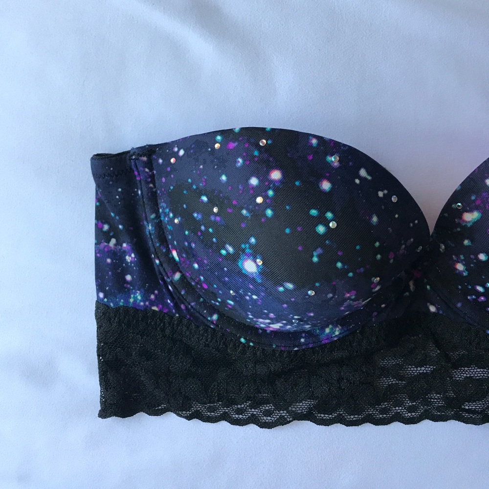 Pink Victoria secret galaxy bra