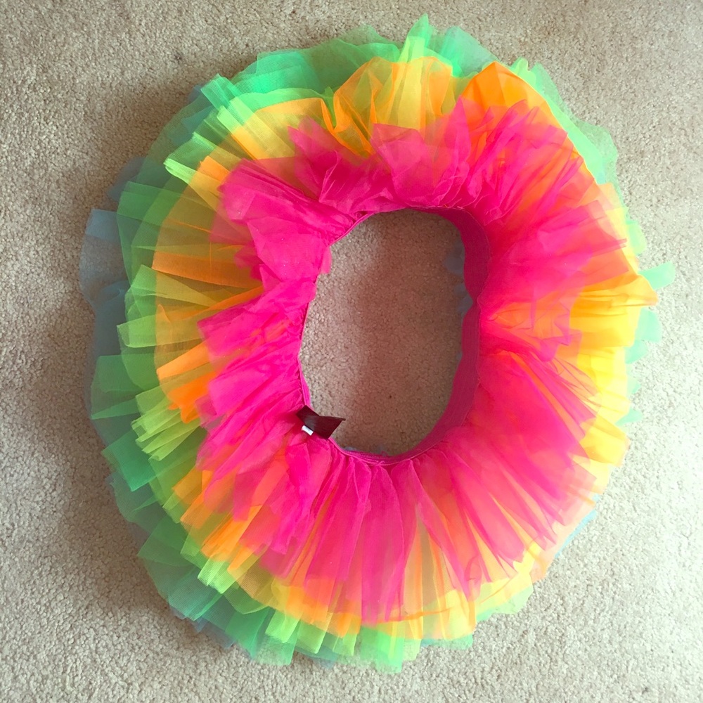 Rainbow dance tutu