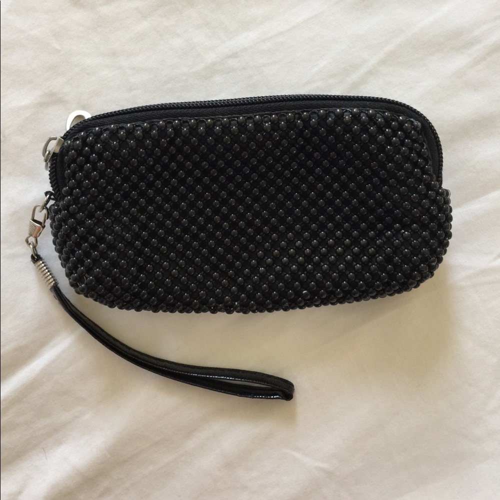 Cute beaded wrist purse