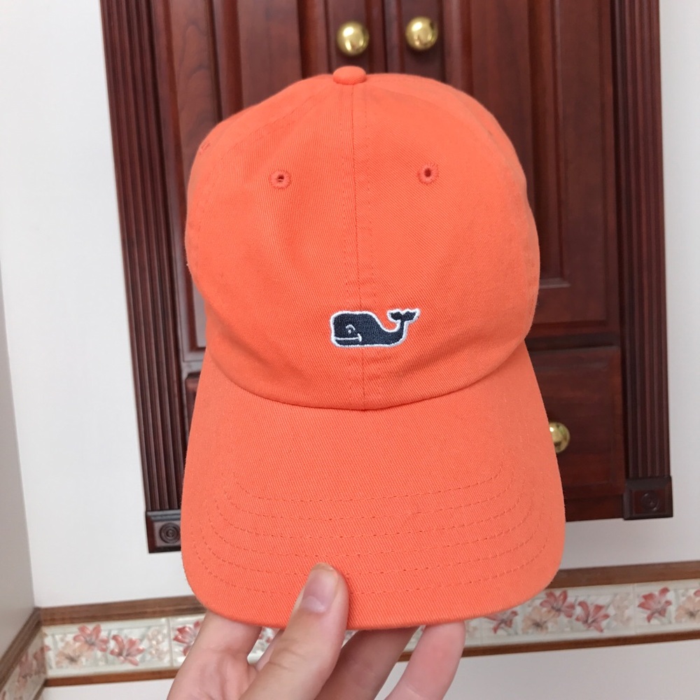Orange Vineyard Vines Hat
