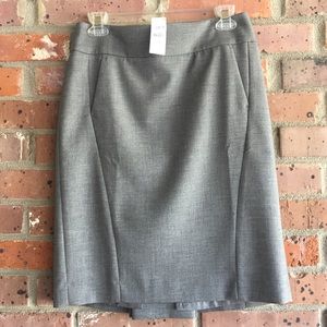 NWT Ann Taylor Grey Skirt