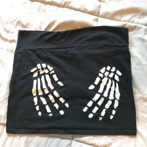 ❌ON HOLD❌Skeleton handprint skirt