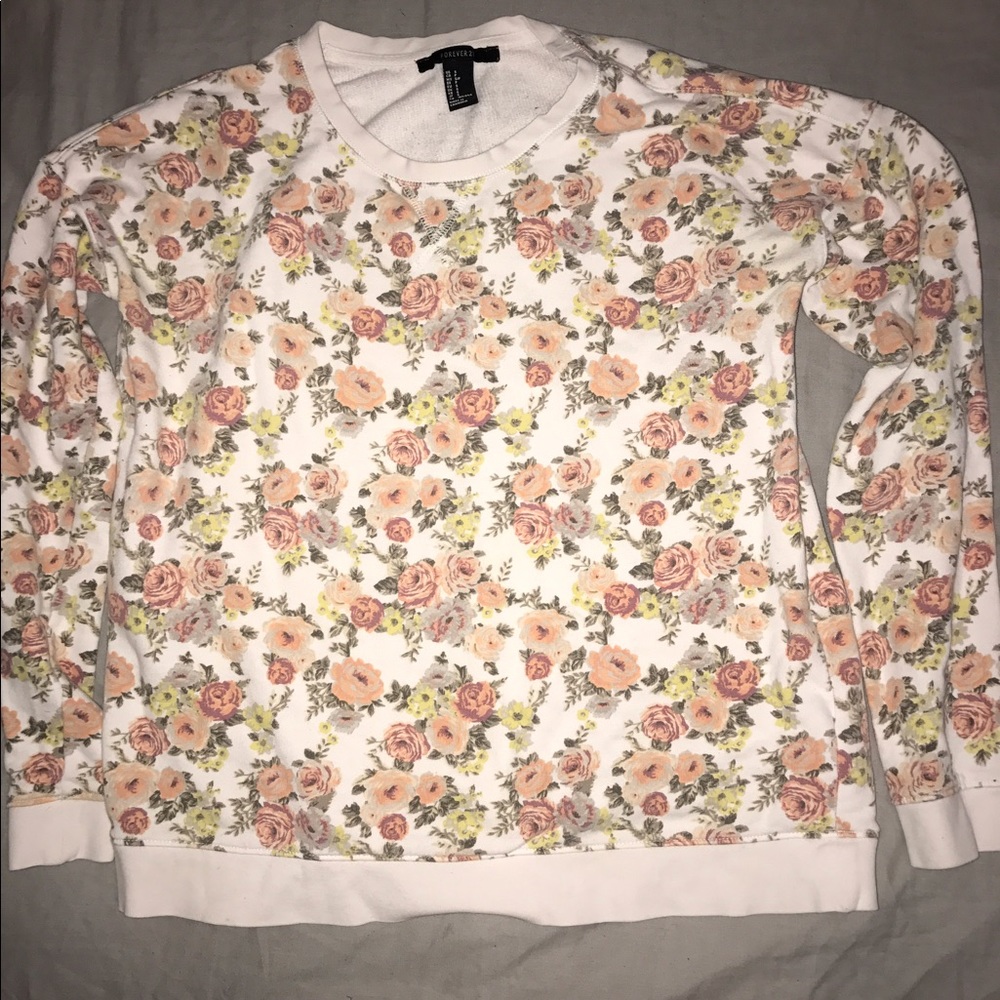 Forever 21 Floral Graphic Shirt