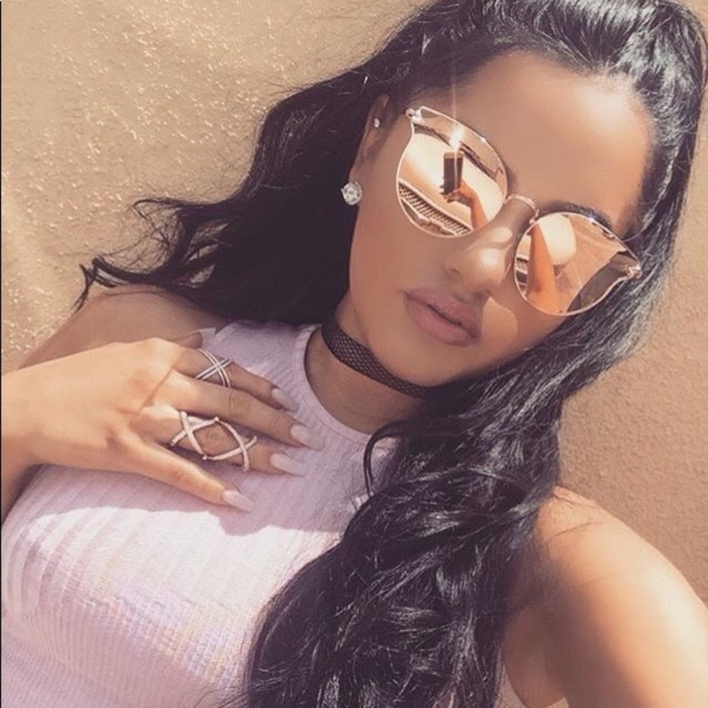 Pink & Gold "Annalise" Sunglasses