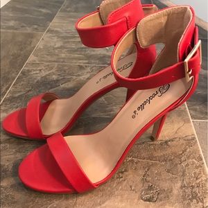 **BRAND NEW*** Red Open Toes Heels