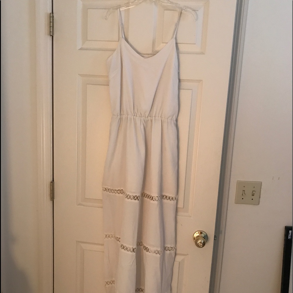 Off-white Maxi dress