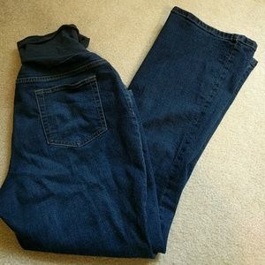 Indigo Blue Maternity Jeans Straight Leg