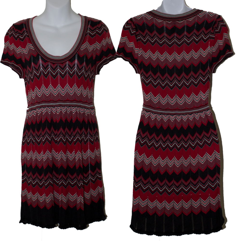 INC midi red dress size medium