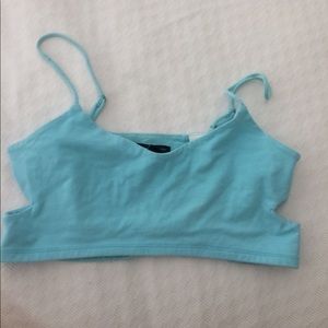 Baby blue bralette