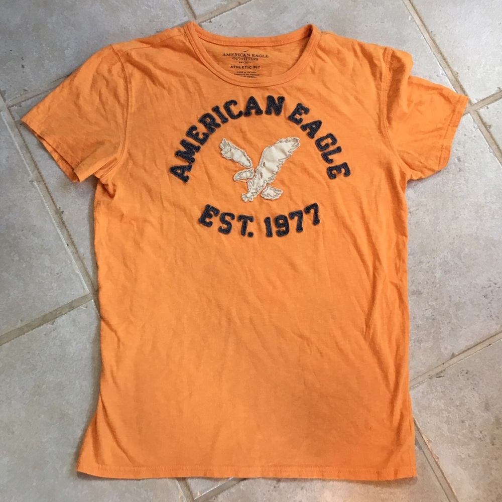 Orange American Eagle Athletic Fit Tshirt