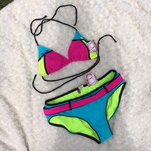 NWT OP 2 Piece Bathing Suit - Picture 4 of 8