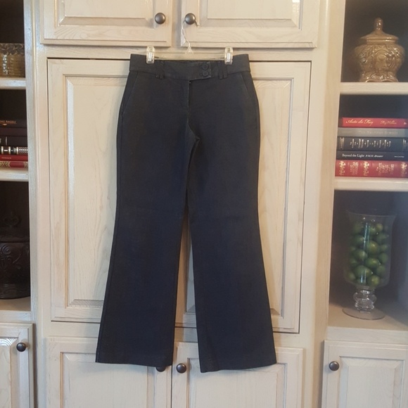 EXPRESS Blue Denim Editor Pant 0S - Picture 1 of 5