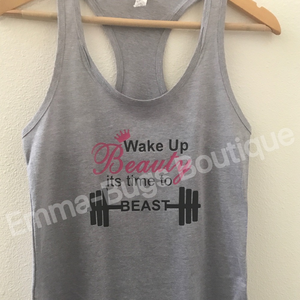 Made to order work out shirt.