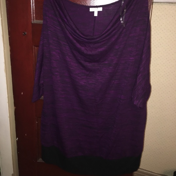 Fashion Bug Sweaters - 2X lightweight sweater Tunic drape neck Fashion Bug Sweaters - 2X lightweight sweater Tunic drape neck