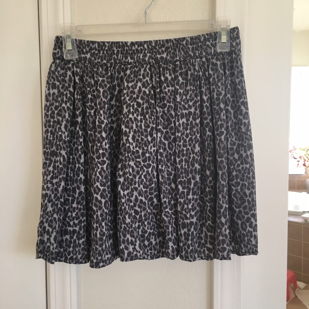 Cheetah Print Flowy Skirt