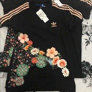 Floral Adidas Shirt
