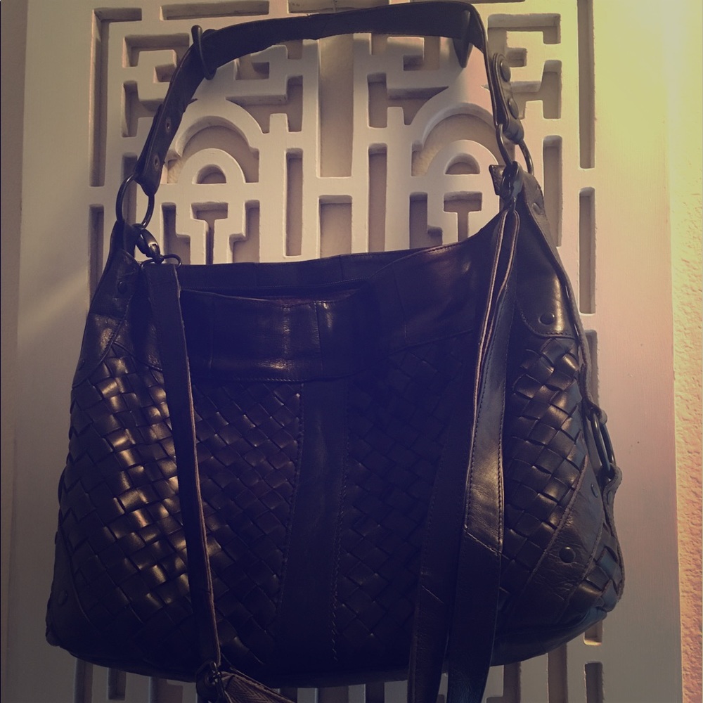 Leather Hobo Bag Handmade