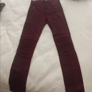 Red Moto Hudson jeans