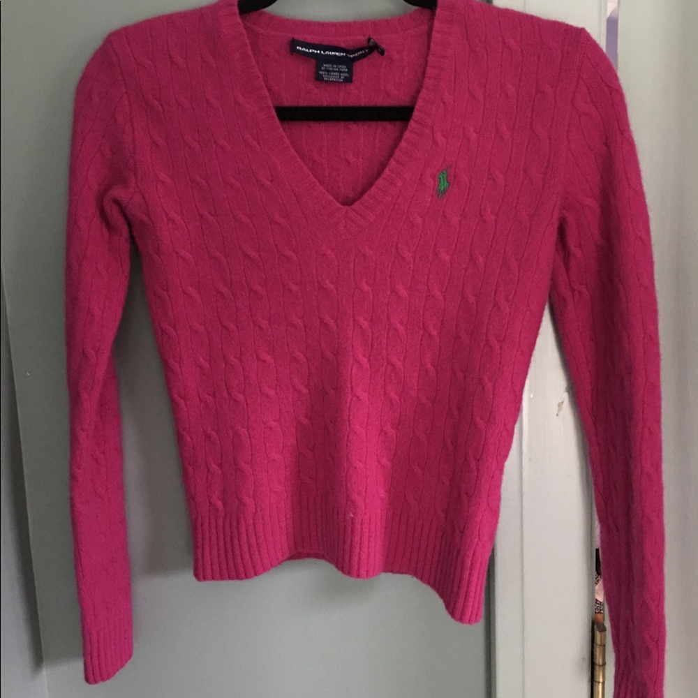 Ralph Lauren Sport Pink Sweater