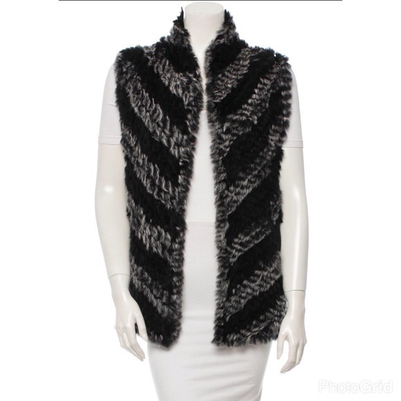 Marc by Marc Jacobs Rabbit Fur Vest - Picture 2 of 4