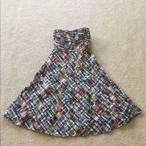 J. Crew Sleeveless Madras Dress