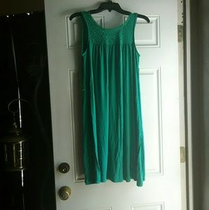 Green dress
